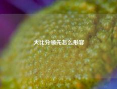 大比分领先怎么形容