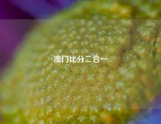 澳门比分二合一