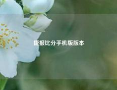 捷报比分手机版版本