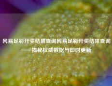 网易足彩开奖结果查询网易足彩开奖结果查询——揭秘权威数据与即时更新