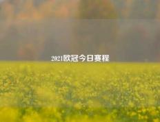 2021欧冠今日赛程