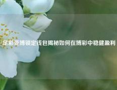 足彩亚博锁定钱包揭秘如何在博彩中稳健盈利