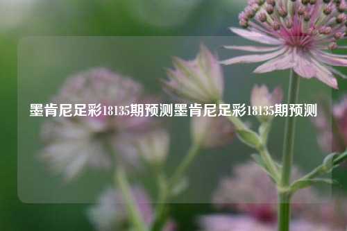 墨肯尼足彩18135期预测墨肯尼足彩18135期预测