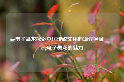 mg电子舞龙探索中国传统文化的现代演绎——mg电子舞龙的魅力