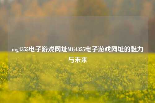 mg4355电子游戏网址MG4355电子游戏网址的魅力与未来