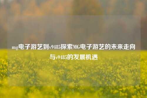 mg电子游艺到v9485探索MG电子游艺的未来走向与v9485的发展机遇