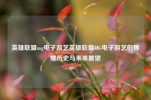 英雄联盟mg电子游艺英雄联盟MG电子游艺的辉煌历史与未来展望
