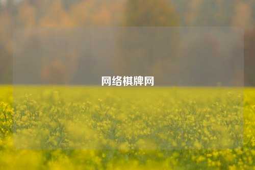 网络棋牌网