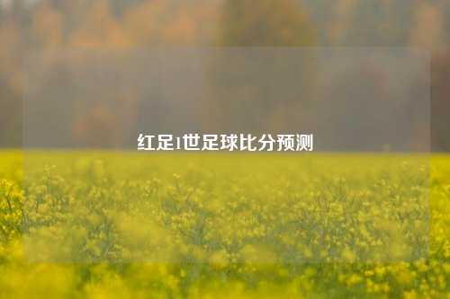 红足1世足球比分预测